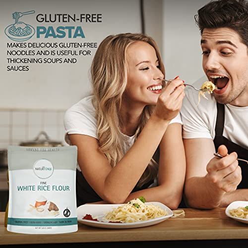 Fine White Rice Flour, 3 Lb Resealable Pouch, Batch Tested And V