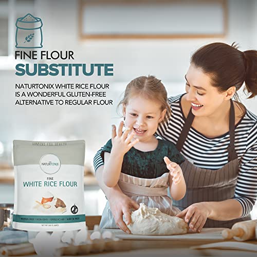 Fine White Rice Flour, 3 Lb Resealable Pouch, Batch Tested And V