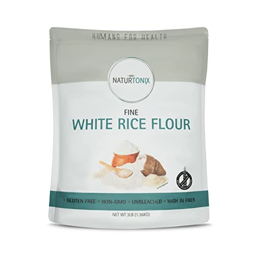 Fine White Rice Flour, 3 Lb Resealable Pouch, Batch Tested And V