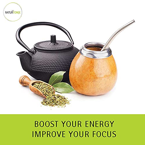 Yerba Mate Loose Leaf Tea, 1Lb Resealable Fresh Pouch, 100% Natu