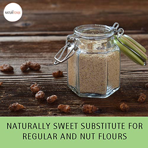 Premium Tiger Nut Flour, 12 Oz Resealable Fresh Pouch, Gluten Fr