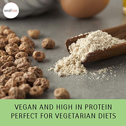 Premium Tiger Nut Flour, 12 Oz Resealable Fresh Pouch, Gluten Fr