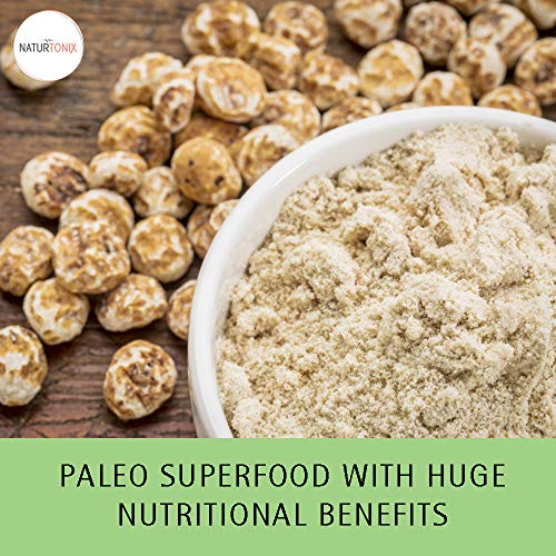 Premium Tiger Nut Flour, 12 Oz Resealable Fresh Pouch, Gluten Fr