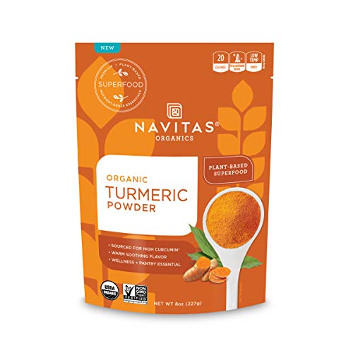 Navitas Organics Turmeric Powder, 8Oz. Bag - Organic, Non-Gmo, G