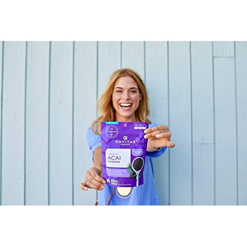 Navitas Organics Acai Powder, 8 Oz. Bag — Organic, Non-Gmo, Free