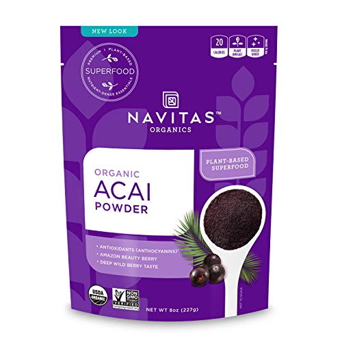 Navitas Organics Acai Powder, 8 Oz. Bag — Organic, Non-Gmo, Free