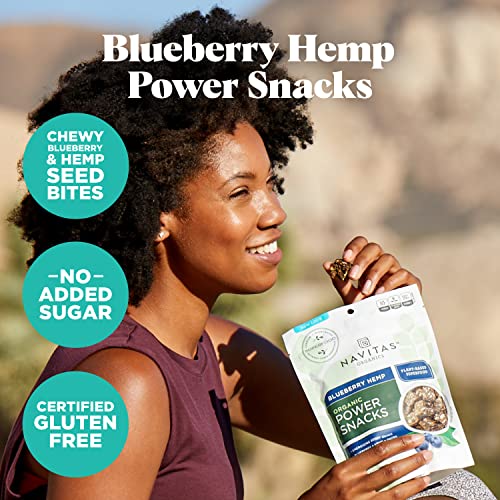 Navitas Organics Blueberry Hemp Superfood Power Snack, 8 oz. Bag...