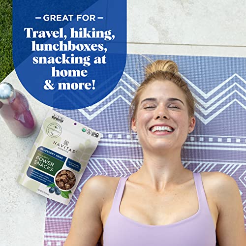 Navitas Organics Blueberry Hemp Superfood Power Snack, 8 oz. Bag...