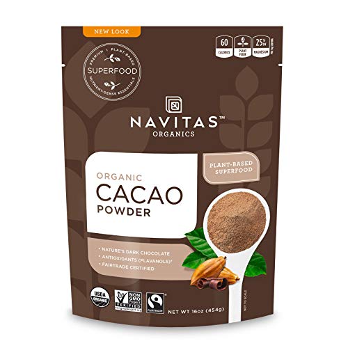 Navitas Organics Cacao Powder, 16Oz. Bag - Organic, Non-Gmo, Fai