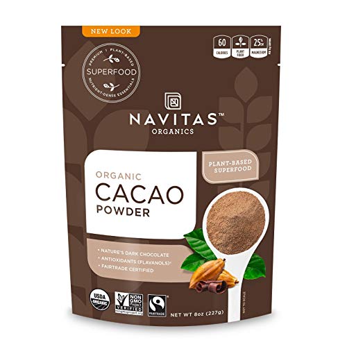 Navitas Organics Cacao Powder, 8Oz. Bag — Organic, Non-Gmo, Fair