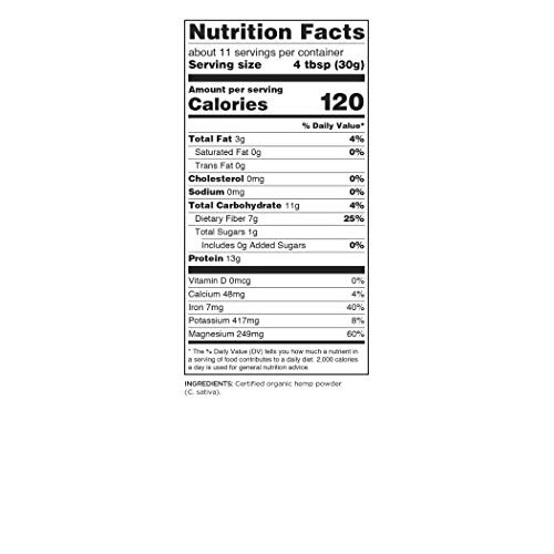 Navitas Organics Hemp Powder, 12 Oz. Bag — Organic, Non-Gmo, Col