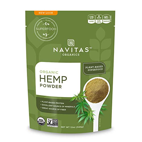 Navitas Organics Hemp Powder, 12 Oz. Bag — Organic, Non-Gmo, Col