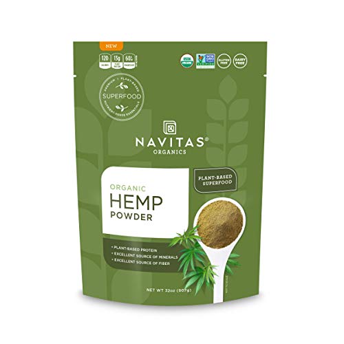 Navitas Organics Hemp Powder — Organic, Non-Gmo, Cold-Pressed, G