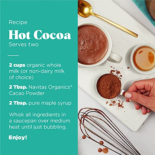 Navitas Organics Organic Cacao Powder, Non-GMO, Fair Trade, Glut...