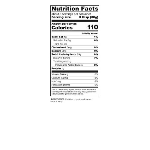 Navitas Mulberries Org 8Oz