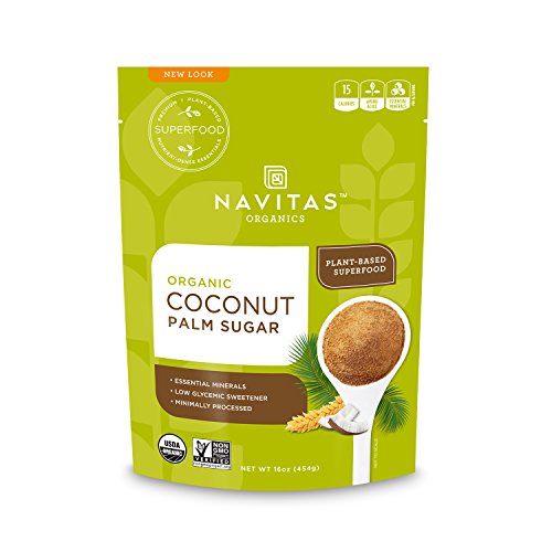 Navitas Organics Coconut Palm Sugar, 16 Oz. Bag — Organic, Non-G