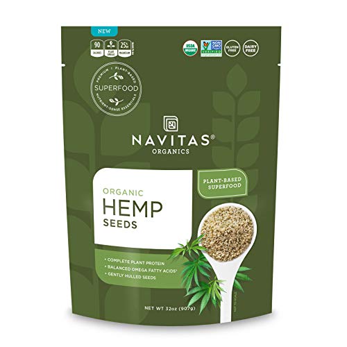 Navitas Organics Hemp Seeds, 32 Oz. Bag, 60 Servings — Organic,