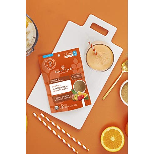 Navitas Organics Superfood+ Immunity Blend Camu + Orange + Acer