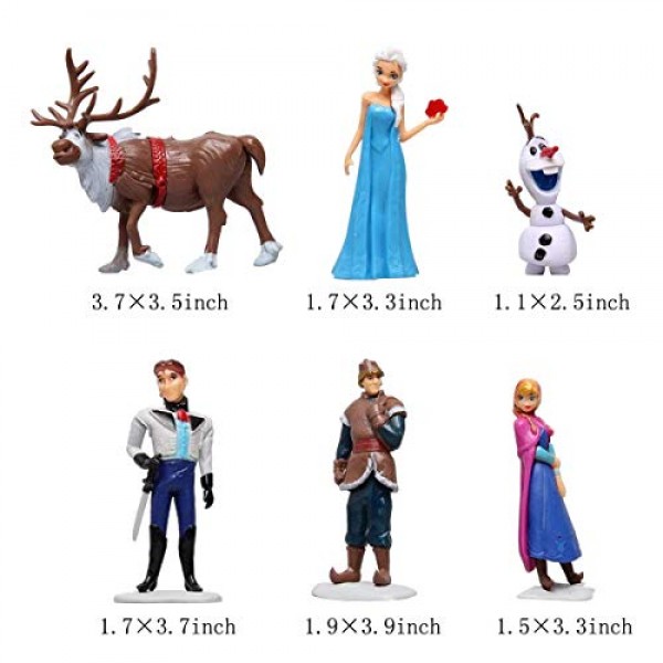 Frozen Cake Toppers for Kids Baby Shower Birthday Party Cake Dec...