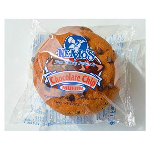 Ne-Mos Chocolate Chip Muffin, 4 Ounce - 12 Per Case.