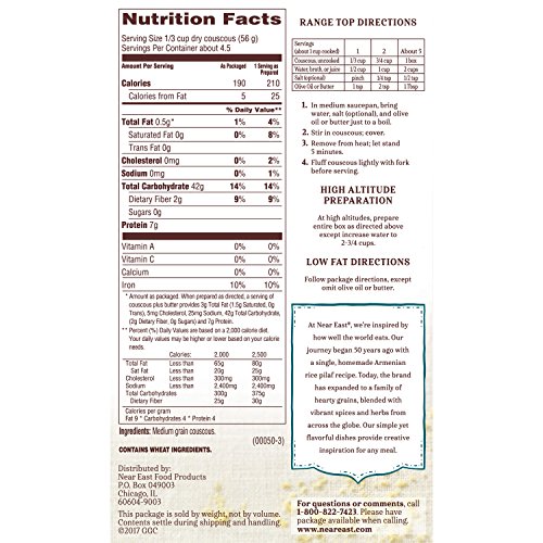 Near East Couscous, 10 Oz
