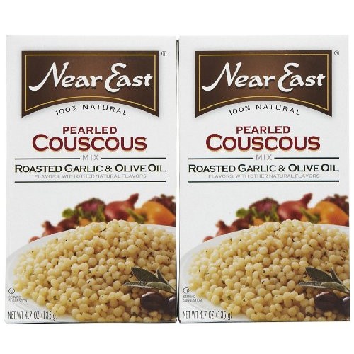 Near East Pearled Couscous Mix Roasted Garlic And Olive Oil - 4.