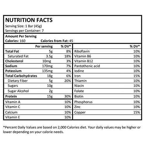 Neat Nutrition Meal Replacement Bar - Caramel Cocoa Flavor Pre W