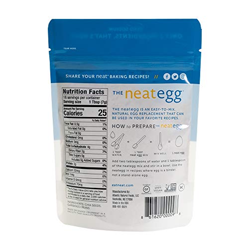 Neat - Plant-Based - Egg Mix 4.5 Oz. - Non-Gmo, Gluten-Free, S