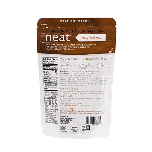 Neat Vegan Campout - 16 Servings Equivalent To 4 Lbs. Of Meat 5