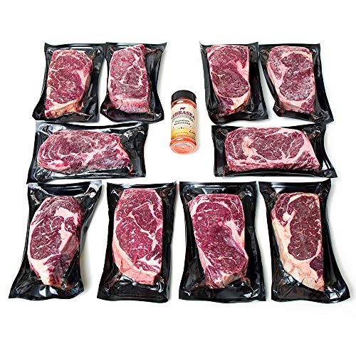 Aged Premium Angus Ribeye Steaks By Nebraska Star Beef - All Nat