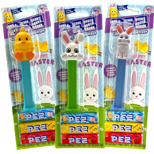 2023 Easter PEZ Dispensers with Refill Roll Variety, Sugar Cooki...