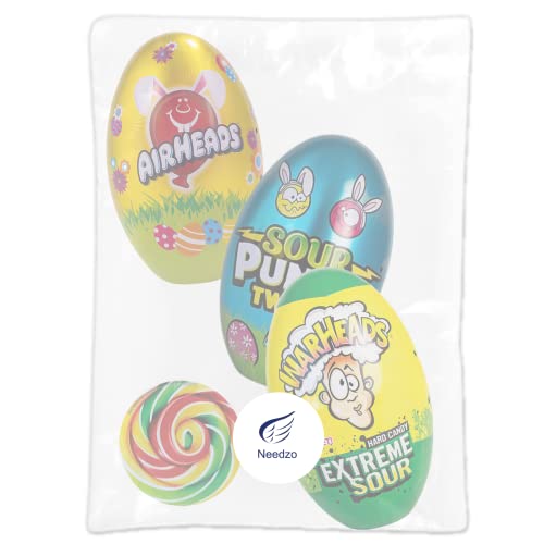 Candy Filled Tin Easter Eggs, Warheads, Airheads, and Sour Punch...