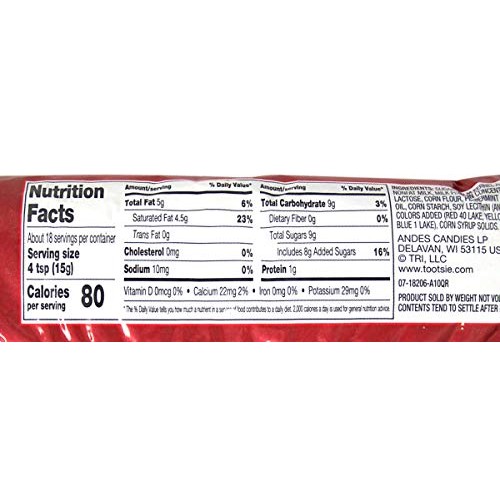 Christmas Chocolate Baking Chips Holiday Mint and Peppermint Cru...