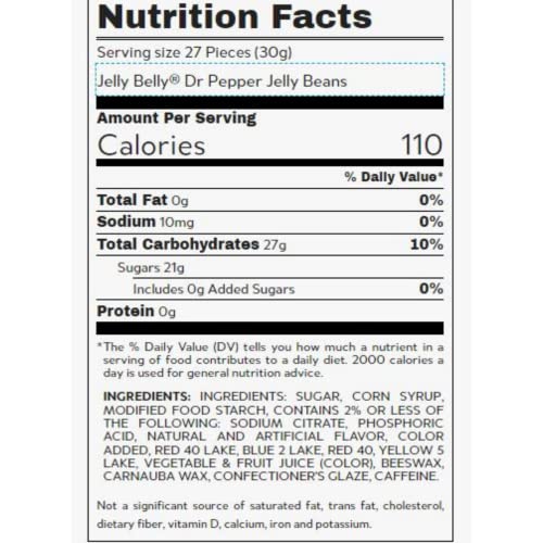 Dr Pepper Jelly Beans Basket Stuffer Kit, Soda Flavored Chewy Ca...