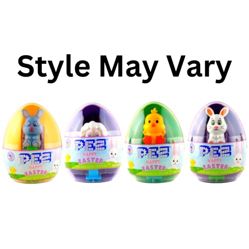 Mini Pez Dispensers in Easter Eggs, Individually Wrapped Sugar C...