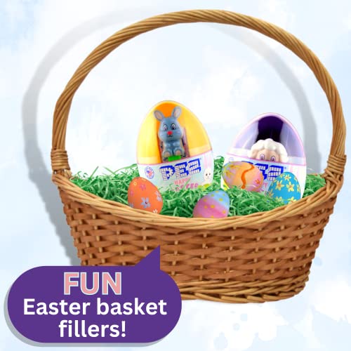 Mini Pez Dispensers in Easter Eggs, Individually Wrapped Sugar C...