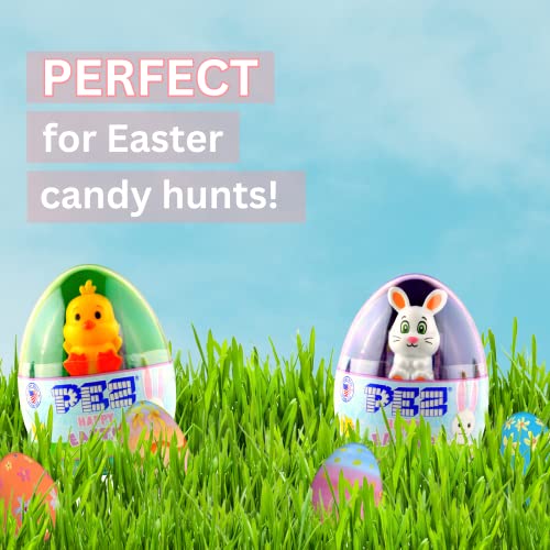 Mini Pez Dispensers in Easter Eggs, Individually Wrapped Sugar C...