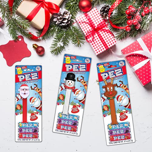 Needzo Christmas Candy Dispensers with Refill Rolls, Assorted Ho...