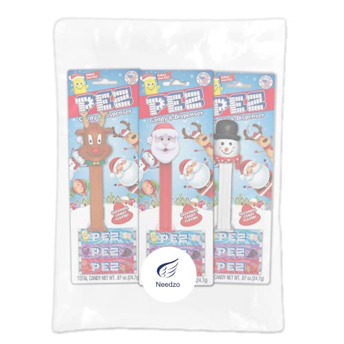 Needzo Christmas Candy Dispensers with Refill Rolls, Assorted Ho...