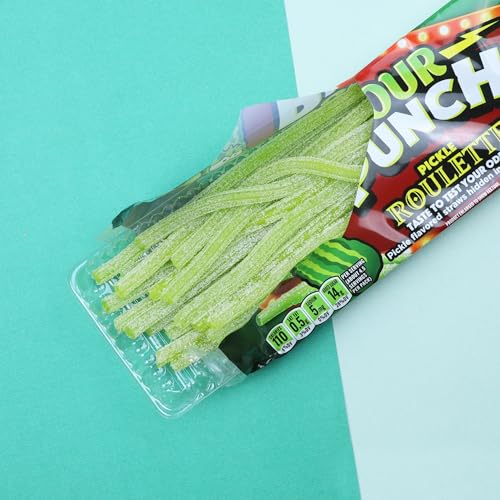 Sour Punch Straws Pickle Roulette, Candy Game for Holiday Partie...