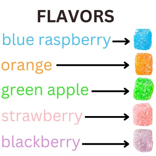 Warheads Cubes Extreme Sour Chewy Candy, Individual Packets For