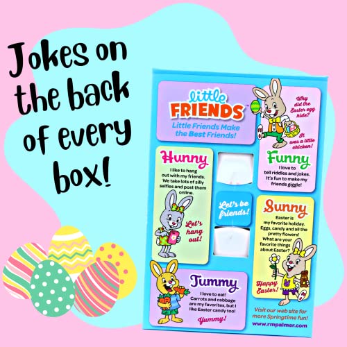 White Chocolate Flavored Easter Bunnies, Individually Boxed Cand...