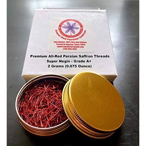Super Red Saffron, Superior Saffron Threads, Persian Super Negin