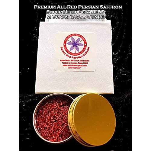 Super Red Saffron, Superior Saffron Threads, Persian Super Negin