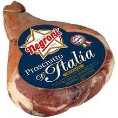 Prosciutto 14 Lb Negroni Italia Aged 14 Month Boneless Whole