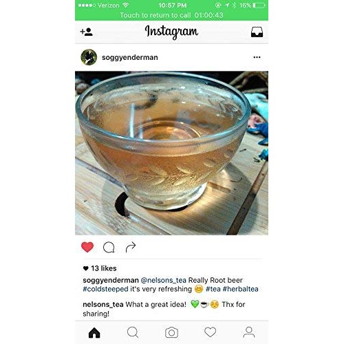 Nelsons Tea - Really Root Beer - Herbal Loose Leaf Tea - Sassaf