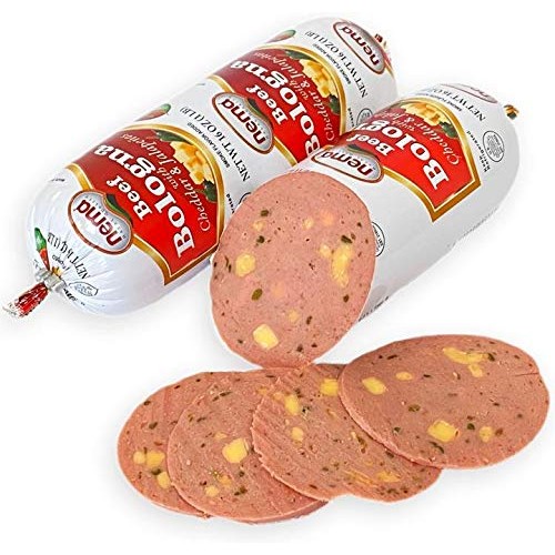 Nema Halal Beef Bologna With Cheddar Cheese &Amp; Jalapeños 1Lb 2 P
