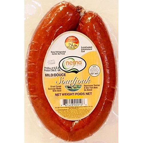 Nema Halal Ring Mild Soudjouk Sucuk 16 Oz