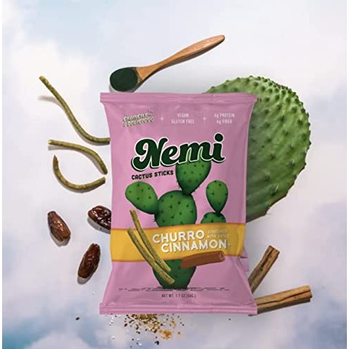 Crunchy Veggie Crisp Snack Packs Churro, Dates, and Cinnamon |...
