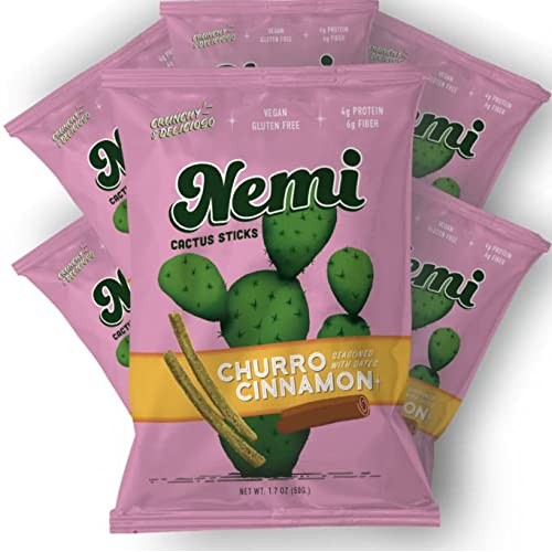 Crunchy Veggie Crisp Snack Packs Churro, Dates, and Cinnamon |...
